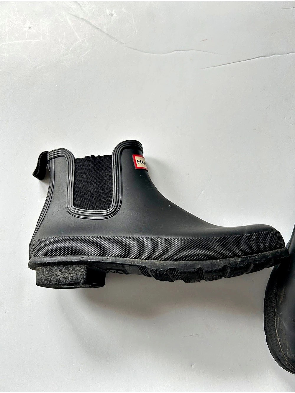 Hunter Original Chelsea Rain Boot Black US 8